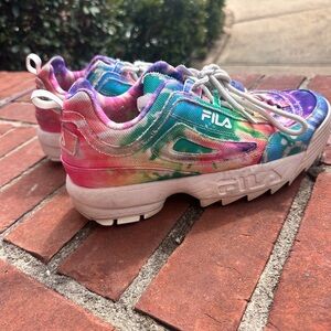 Fila Disruptor 2’s tie dye sneakers